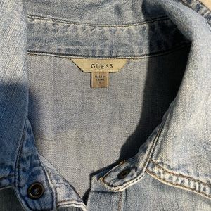 Guess denim button down